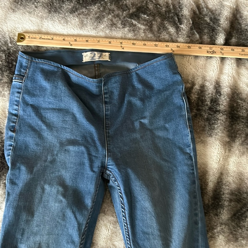 Free People flare pull on jeans